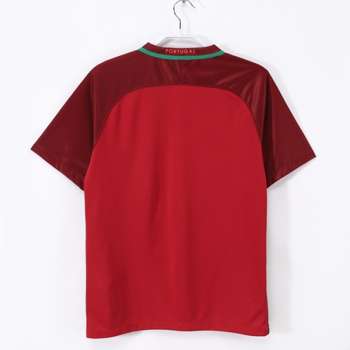 Retro Portugal 2016 home football Jersey