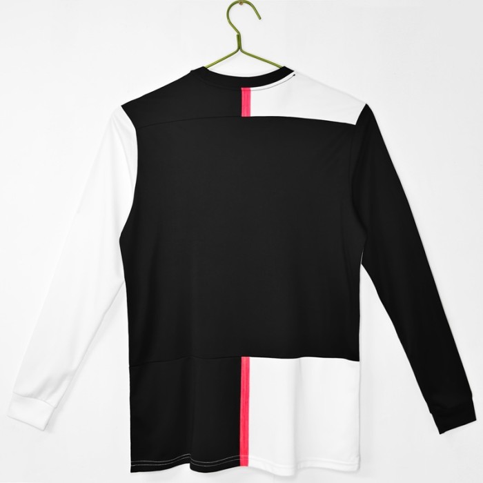 Retro 19/20 Juventus home football Jersey Long sleeves