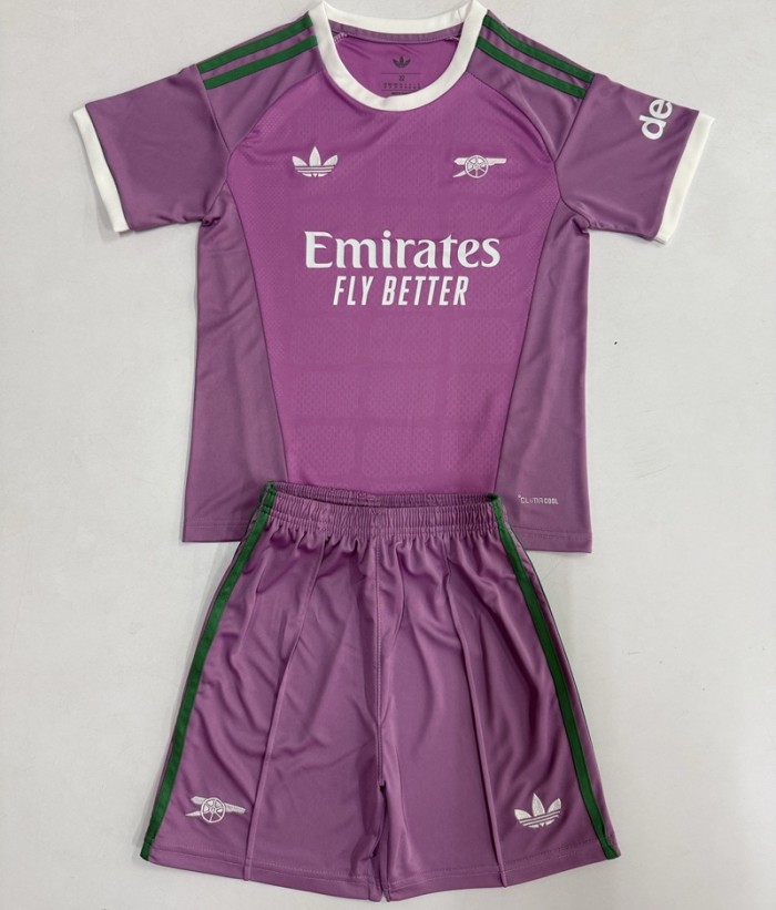 26/27 Arsenal goalkeeper Kids kit Purple