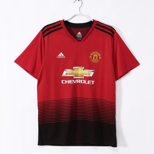 Retro 18/19 Manchester United home football Jersey