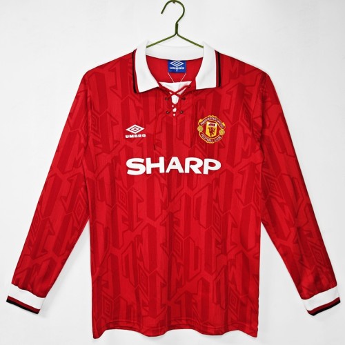 Retro 92/94 Manchester United home Long sleeves