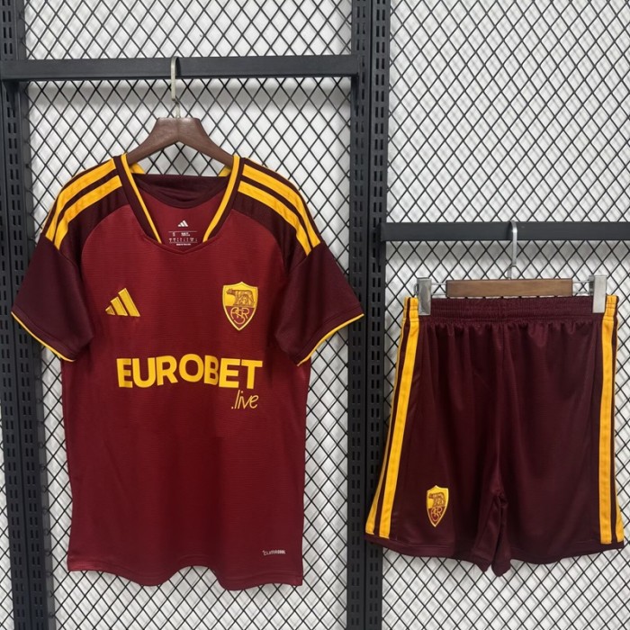 26/27 Roma home  Adult Set football jersey