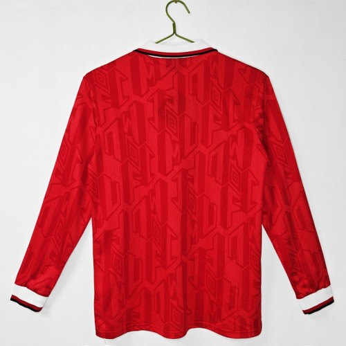 Retro 92/94 Manchester United home Long sleeves