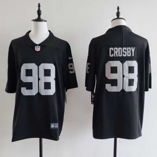 NFL Las Vegas Raiders #98 CROSBY jersey black