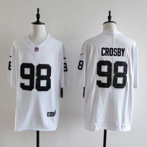 NFL Las Vegas Raiders  #98 CROSBY  jersey black