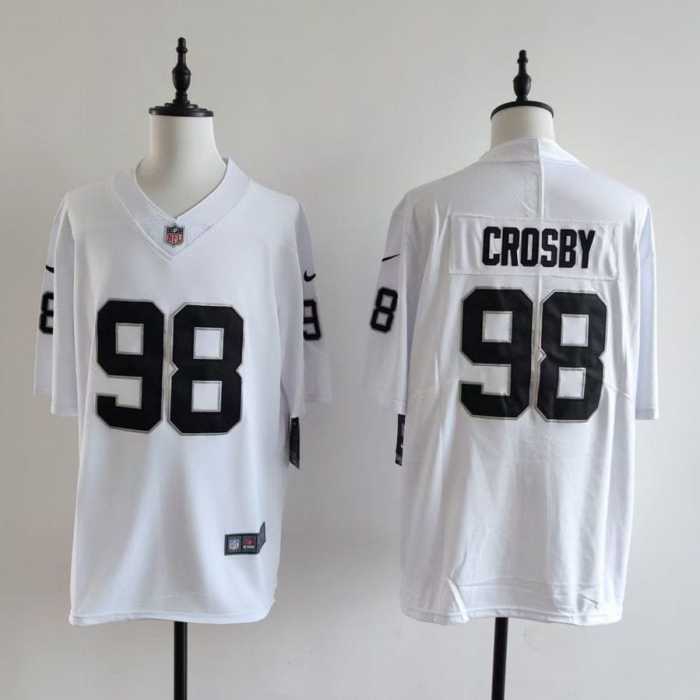 NFL Las Vegas Raiders  #98 CROSBY  jersey black