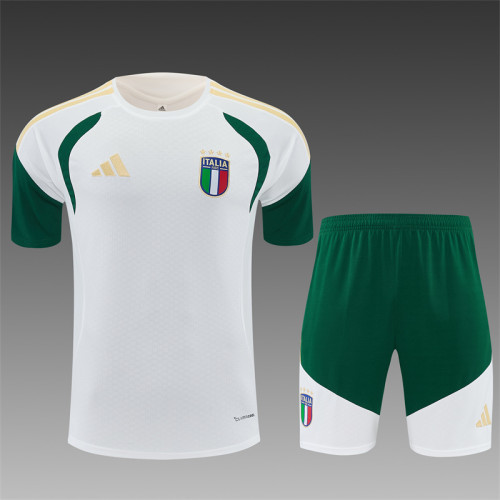 26/27 Italy short -sleeved training suit white