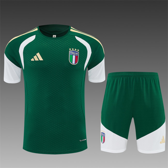 26/27 Italy short -sleeved training suit green