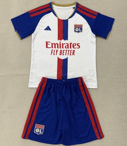 26/27 Olympique Lyonnais Home kids kit