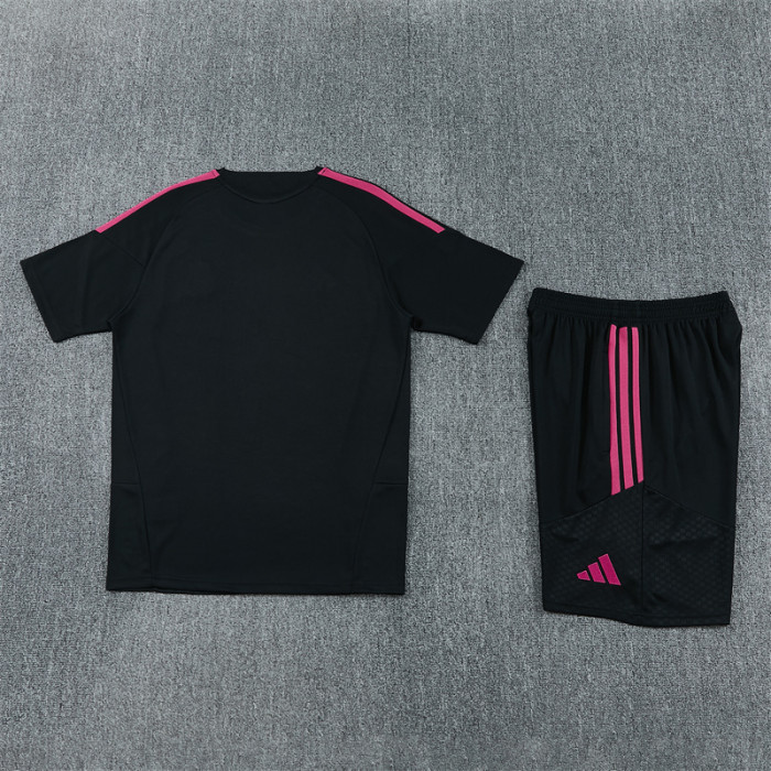 26/27 Real Madrid Short sleeve Adult training suit black