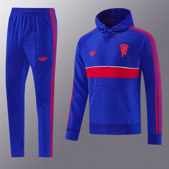 26/27 Manchester United Adult Hooded sweatshirt blue