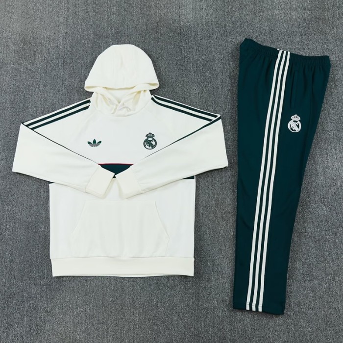 26/27 Real Madrid Hooded Adult sweatshirt beige