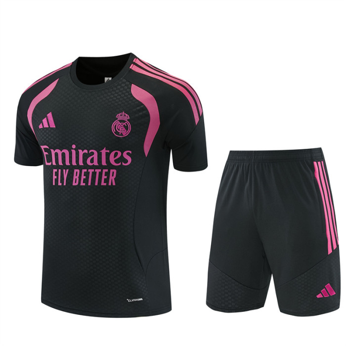 26/27 Real Madrid kids Short sleeve training suit black
