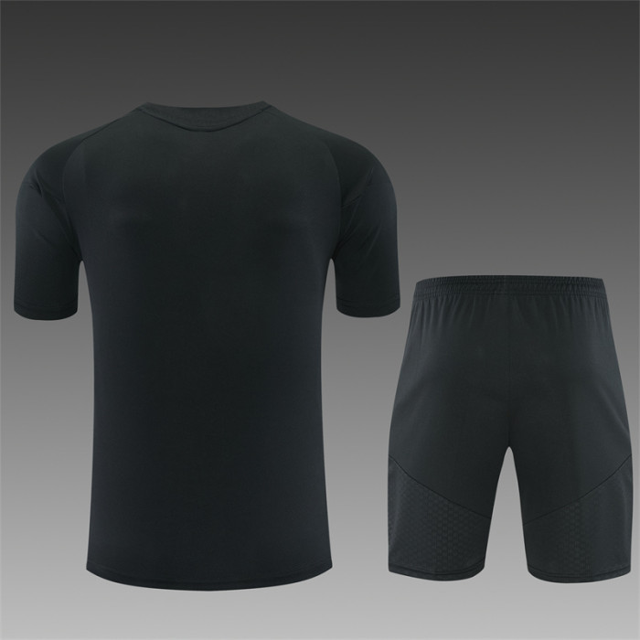 26/27 Real Madrid Short sleeve Adult training suit black