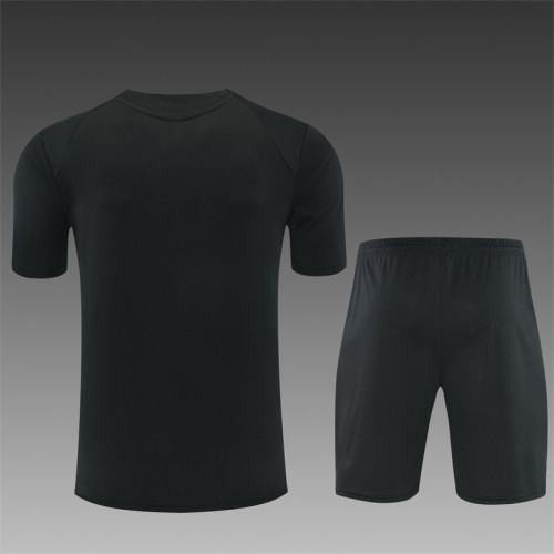 26/27 AC Milan Short sleeve Adult training suit black