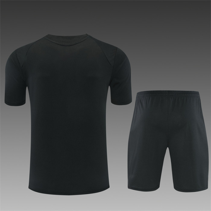 26/27 AC Milan Short sleeve Adult training suit black