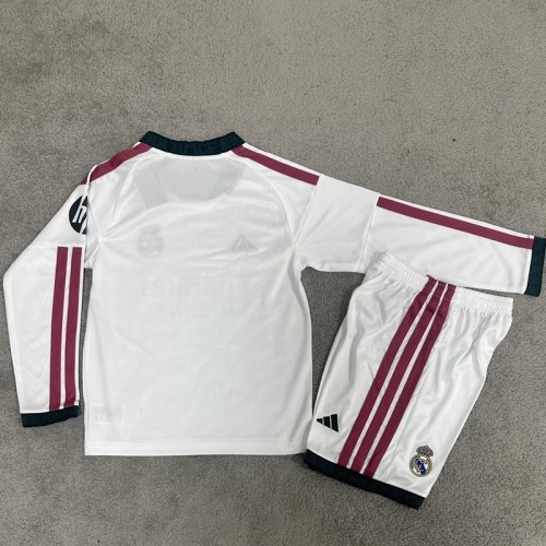26/27 Real Madrid home kids kit Long sleeves