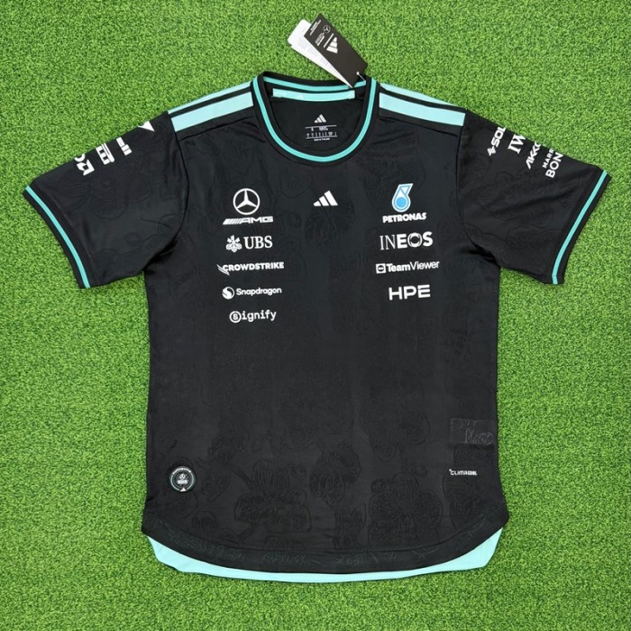 2026 Mercedes F1 shirt black