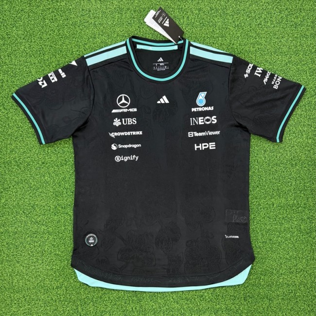 2026 Mercedes F1 shirt black