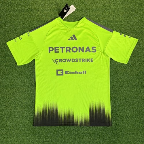 2026 Mercedes F1 shirt fluorescent green