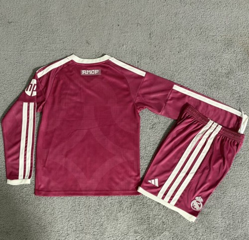 26/27 Real Madrid third kids kit Long sleeves
