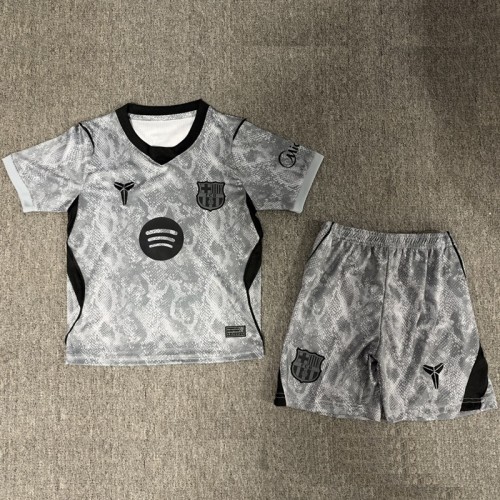 26/27 Barcelona Goalkeeper kids kit grey