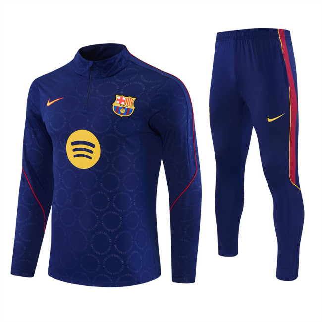 26/27 Barcelona kids training suit Royal Blue