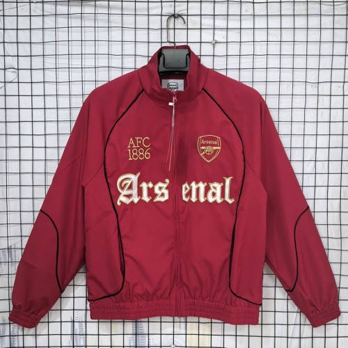 26/27 Arsenal retro trench coat red