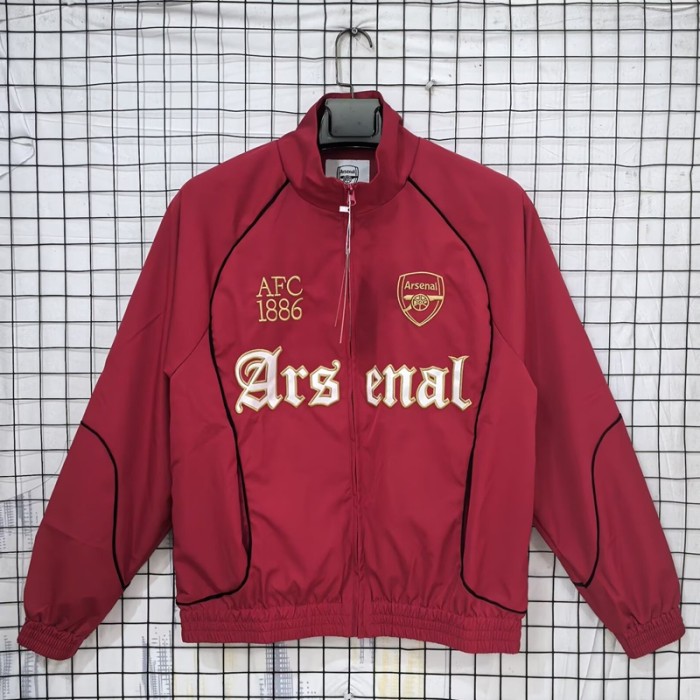 26/27 Arsenal retro trench coat red