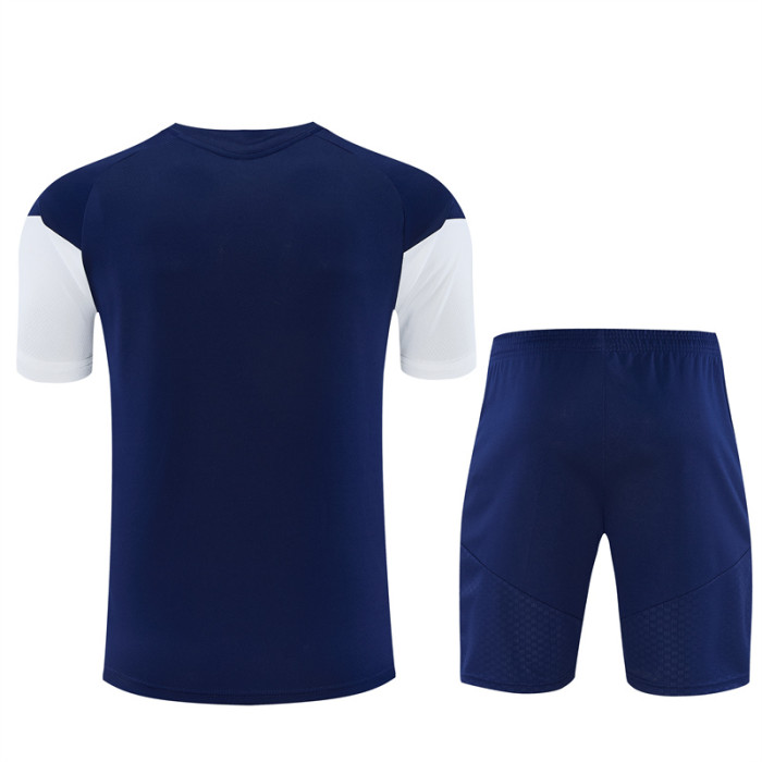 26/27 Real Madrid kids Short sleeve training suit Royal Blue