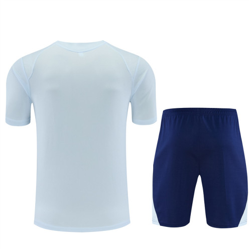 26/27 Manchester City kids Short sleeve training suit blue
