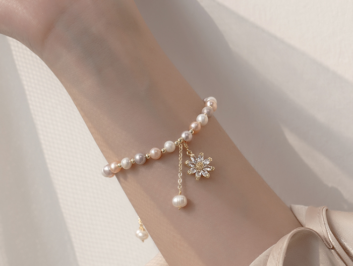 Fancy pearl bracelet female ins design simple Korean personalized Bracelet