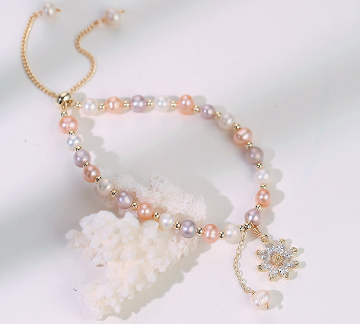 Fancy pearl bracelet female ins design simple Korean personalized Bracelet