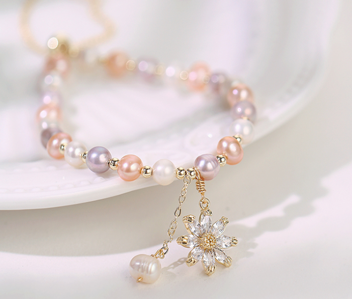 Fancy pearl bracelet female ins design simple Korean personalized Bracelet