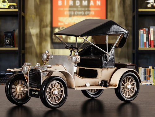 Retro nostalgic classic car furnishings home model room living room study wine cabinet TV cabinet soft decoration gift furnishings