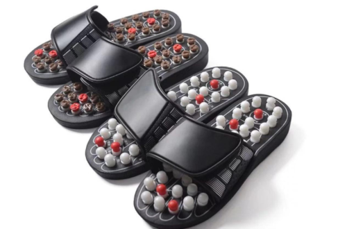 Massage slippers dot Japanese rotary health massage slippers acupoint health care sole health care slippers