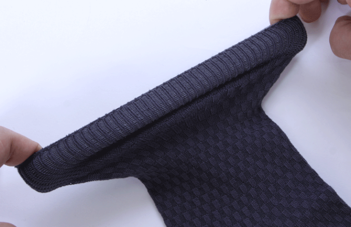 Deodorant breathable bamboo fiber middle tube sports business simple pure cotton socks men's socks six pairs