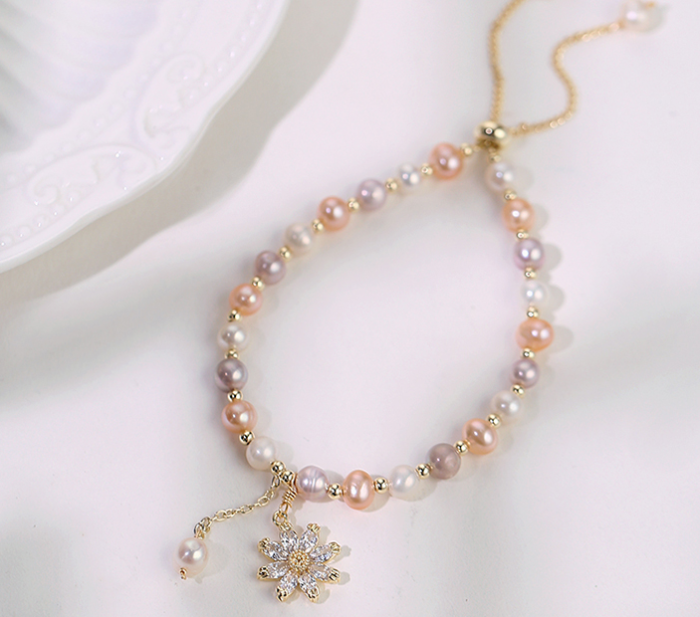 Fancy pearl bracelet female ins design simple Korean personalized Bracelet