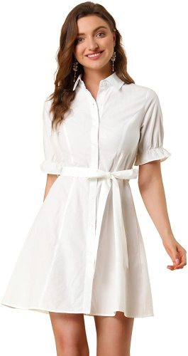 White shirt skirt