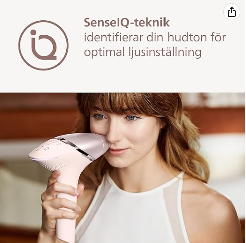 Philips 9000 series Lumia IPL hair removal machine BRI957 is lightweight and wireless, providing long-lasting smooth skin. It includes 4 hair removal accessories for the body, face, armpits, bikini area, and armpits, with a light pink color