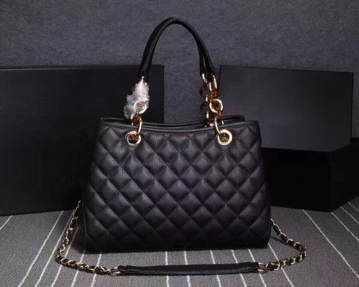 High end brand new leather women's bag large capacity shopping bag fashion caviar handbag women's Shoulder Bag Messenger Bag