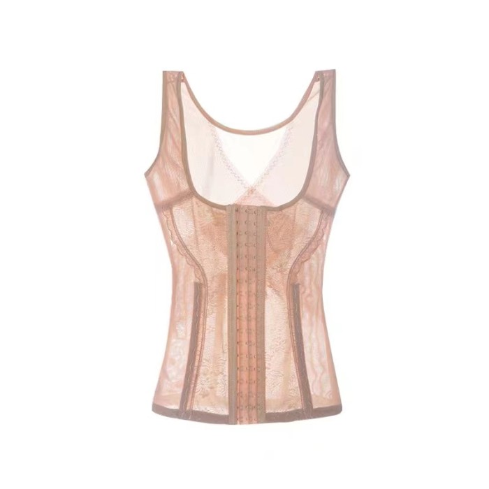 Abdomen corset plastic top