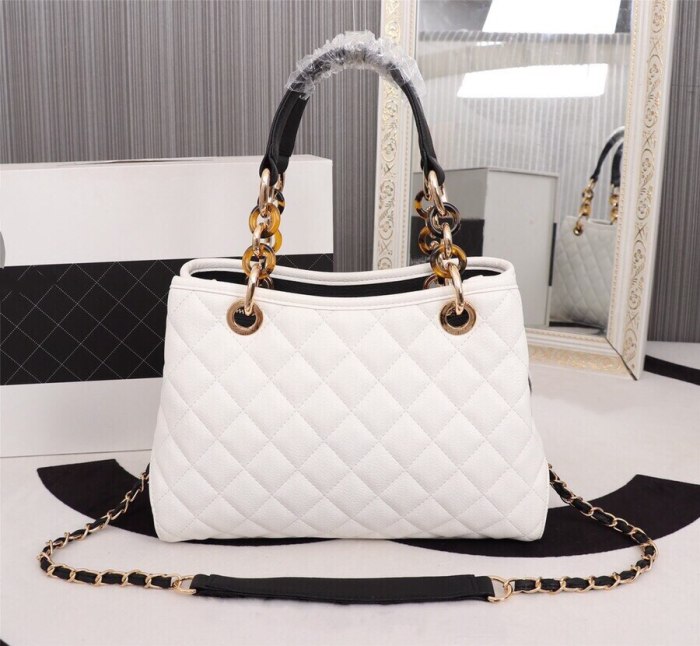 High end brand new leather women's bag large capacity shopping bag fashion caviar handbag women's Shoulder Bag Messenger Bag