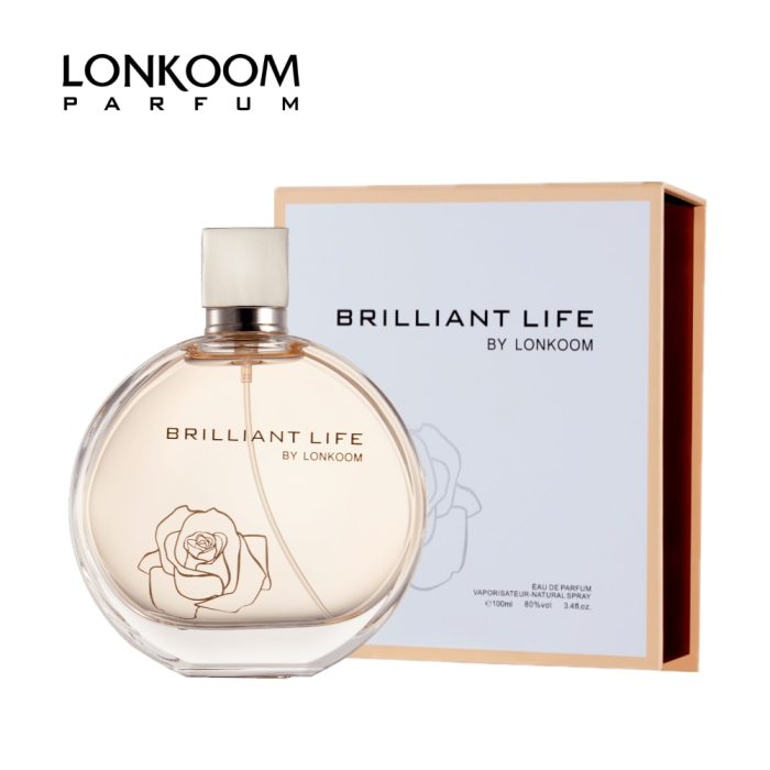Original Perfume for Women Floral-fruity Aroma Women's Eau De Parfum Spray Brilliant Life 100ml Long Lasting Fragrance
