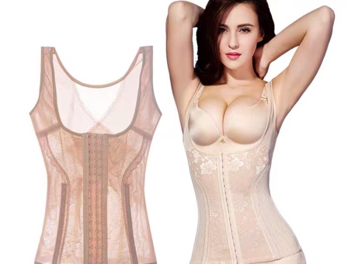 Abdomen corset plastic top