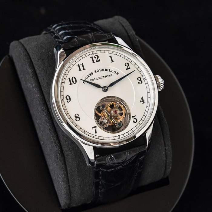 Top Brand Luxury Men's Mechanical Watches ST8000 Seagull Tourbillon Movement Genuine Crocodile Leather Men Wristwatches Business