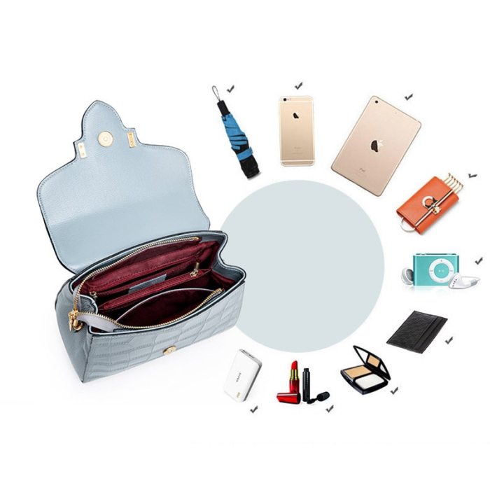 Bags 2021 Trend Women'S Handbag Sling Bags For Women Crossbody New Cowhide Ladies Stone Pattern Mini Shoulder Messenger Bag