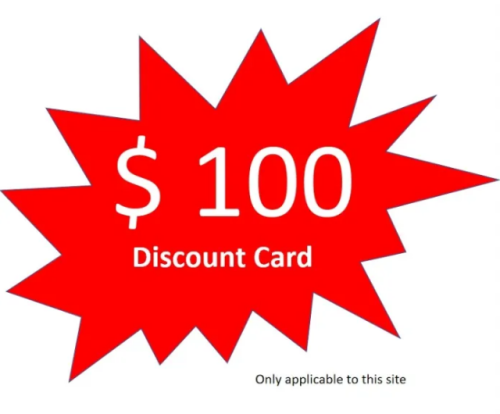 Gift Express Discount Card*100