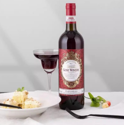 Winery Semi Sweet Red Wine 8 Degrees Sweet Wine Smooth and Not Bitter 750ml Women's Sleep Dry Red Wine