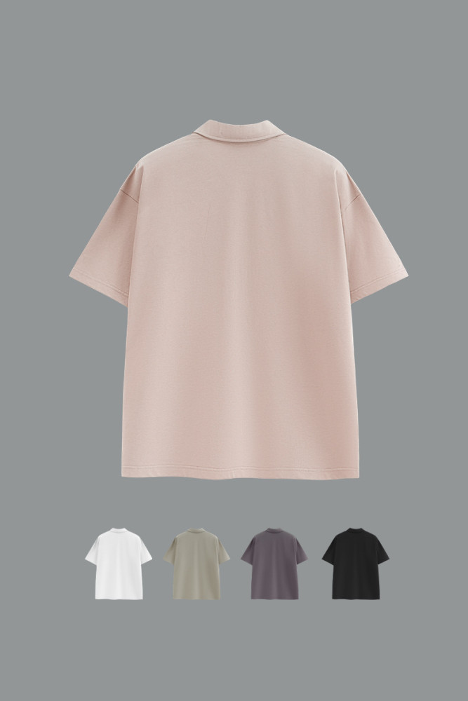 Men Women Cool Polo Shirt T-shirt Short Sleeve Pullover Tops Sweatshirt Unisex Tee Casual T-shirt